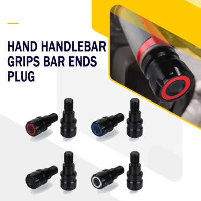 Hand Handlebar Grips Bar Ends Plug For YAMAHA SMAX155 X-MAX125/250/400 T-MAX500 - Изображение 1 из 4