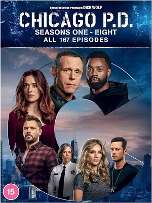 CHICAGO PD COMPLETE SERIES 1-8 DVD COLLECTION Season 1 2 3 4 5 6 7 8 New UK R2 x - Image 1 of 2