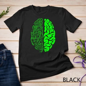 Camiseta unisex Binary AI Computer Circuit Electric Game Amantes Regalo y Cerebro - Imagen 1 de 15