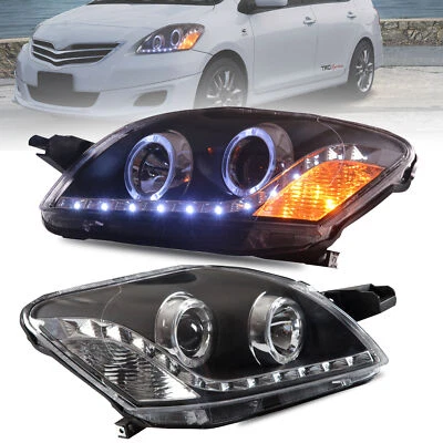 Faros LED VLAND para Toyota Vios / Yaris / Belta 2007-2013 sedán luces delanteras Foto 1 de 4