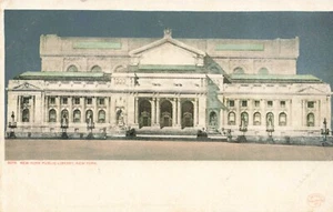 Postcard New York Public Library NY UDB Early 1900s - Picture 1 of 2