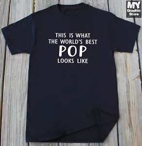 Pop T-shirt Pop Pop Grandpa Fathers Day Christmas Thanksgiving Birthday Gift - Picture 1 of 12