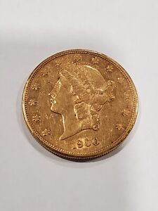 1900 $20 LIB  1900 $20 LIBERTY GOLD COIN DOUBLE EAGLE - Great Looking Gold Coin!