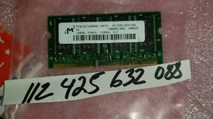 MT8LSDT1664HG-13EF3 128MB PC133 CL2 144pin SODIMM LAPTOP MEMORY LOW DENSITY - Picture 1 of 1