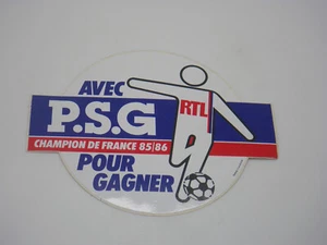 PSG Champion de France 85/86 - Sticker Autocollant Vintage - Picture 1 of 1