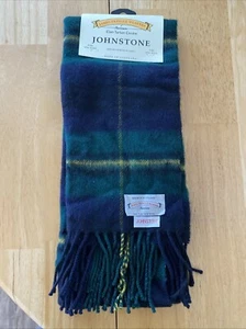 New JAMES PRINGLE Weavers Plaid Scotland Mackay Pure New Wool SCARF Scotland - Picture 1 of 8