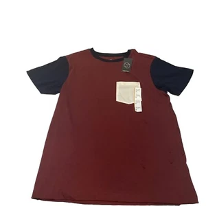 Camiseta de cuello redondo bloque de color manga corta calce relajado para hombre - Original Ue™ talla S - Imagen 1 de 7