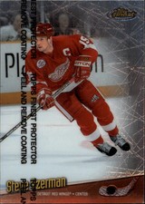 1998-99 Finest Red Wings Hockey Card #72 Steve Yzerman