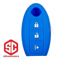 1x New KeyFob Remote Fobik Silicone Cover Fit / For Select Nissan Vehicles - Picture 1 of 2