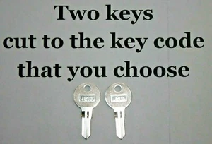 C001-C025 2-Keys For Contico Tuff Box Tool box. cut to key your code: C01-C25 - Picture 1 of 4