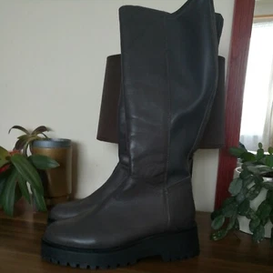 Damen Lederstiefel Größe 4,5 (UK) - Bild 1 von 3