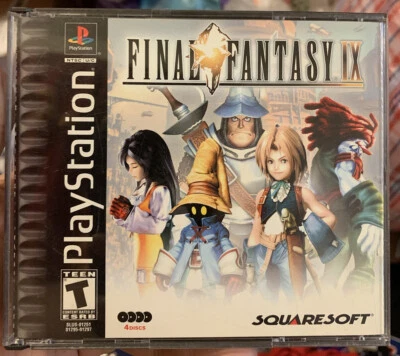 Final Fantasy IX 9 PS1 Black Label Case (Sony PlayStation 1, 2000) Video Game - Image 1 of 4