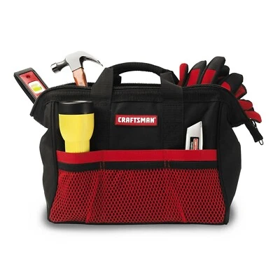 Craftsman 13 Inch Tool Bag Wide Open Design Reinforced Material NWT - Image 1 of 3