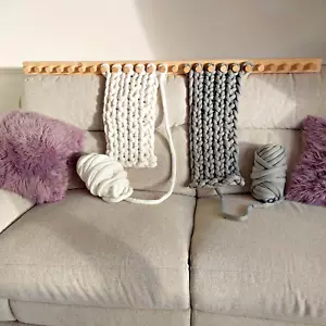 Telaio per coperta grande grosso 148 cm tasselli 28 mm - Foto 1 di 4
