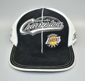 Los Angeles Lakers 2002 NBA Champions Official Reebok Fitted Cap Hat - Size L/XL - Picture 1 of 7