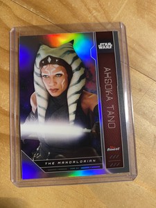 2023 Topps Finest Star Wars Ahsoka Tano SP EB-1 Refractor