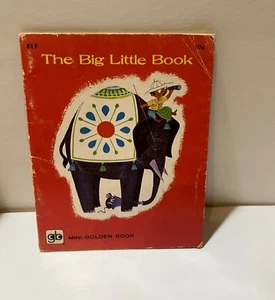 Vintage LITTLE GOLDEN BOOK The Big Little Book Elephant 1962 - Picture 1 of 3