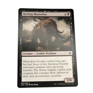 MTG Magic The Gathering Creature Zombie Elephant Rotting Mastodon 2/8 087/269... - Picture 1 of 2