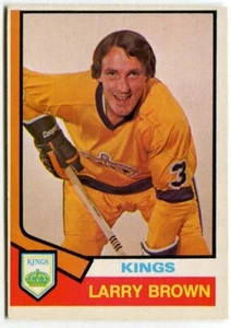 1974-75 O-Pee-Chee OPC #271 Larry Brown Los Angeles Kings - Bild 1 von 2