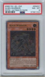 2006 Yu-Gi-Oh! Alien Warrior Ultimate Rare #POTD-EN027 PSA 8 NM-MT - Picture 1 of 2