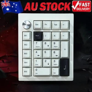Wireless Mechanical Numpad 2.4 GHz/BT5.0/Type-C Wired QMK VIA Number Pad(White) - Photo 1/12