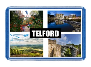 Telford Fridge Magnet - Large Size (7cm x 4.5cm) - Great Gift Idea - Tourism - Picture 1 of 1