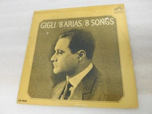 Beniamino Gigli 8 ARIAS 8 SONGS 1965 Vinyl LP LM-2826 - Picture 1 of 3