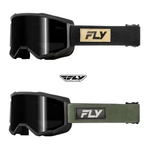 Fly Racing Focus Sand Dark Smoke Lens MX Motocross Offroad Goggles - Pick Color - Picture 1 of 5