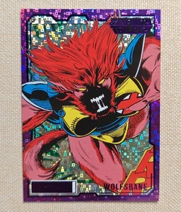 2024 Allegiance Marvel The Infinity Trilogy Purple #83 WOLFSBANE 22/99 - Picture 1 of 2