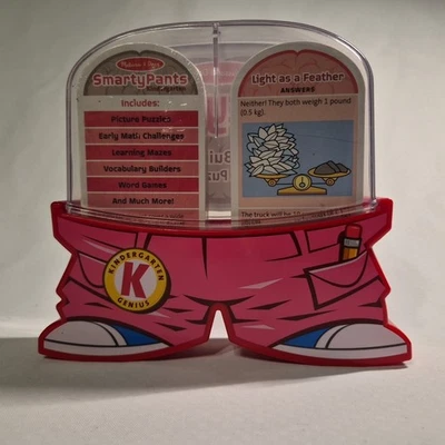 Tarjetas rompecabezas de aprendizaje de jardín de infantes Melissa & Doug Smarty Pants 120 piezas completas Foto 1 de 3