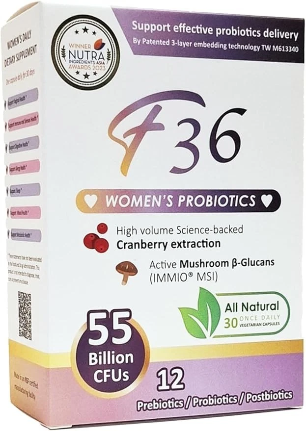 Probióticos Mujer F36 - 30 Cápsulas Vegetarianas - NUEVO SELLADO - Exp: 09/2026 Foto 1 de 4