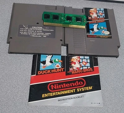 NES: Super Mario Bros / Duck Hunt (Nintendo) Game W/ Manual & Dust Cover - Image 1 of 4