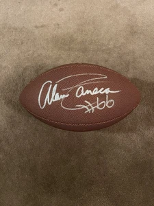 Fútbol americano autografiado por Alan Faneca Pittsburgh Steelers - Imagen 1 de 2