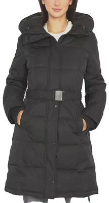 Abrigo acolchado para mujer Sam Edelman Parka Squall resistente al agua/viento comodidad Nordstrom~L Foto 1 de 4