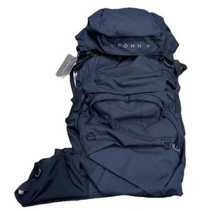 Fohn - 65 litre Waterproof Hicking Backpack / Bag - Navy Adults New - Picture 1 of 7