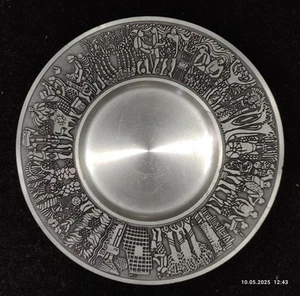 Royal Selangor Pewter Plate Tray Wall Decor 20.5cm Vintage - Picture 1 of 18