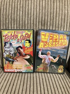 Psycho A Go Go Rawhide Terror Troma DVD & Viral Assassins Troma Lot Horror OOP - Picture 1 of 3