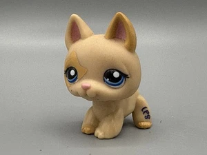 Littlest Pet Shop 1447 cane cucciolo pastore tedesco marrone chiaro autentico Lps Hasbro - Foto 1 di 6
