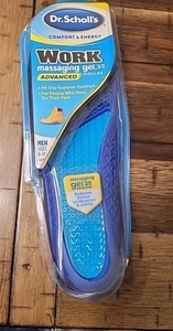 Dr. Scholl's Insoles for Men Work Massaging Gel Advanced Inserts 8-14 OPEN BOX - Picture 1 of 5