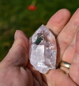 Diamantina Quarz Kristall Laserquarz Punkt Fensterquarz Brasilien - Bild 1 von 8