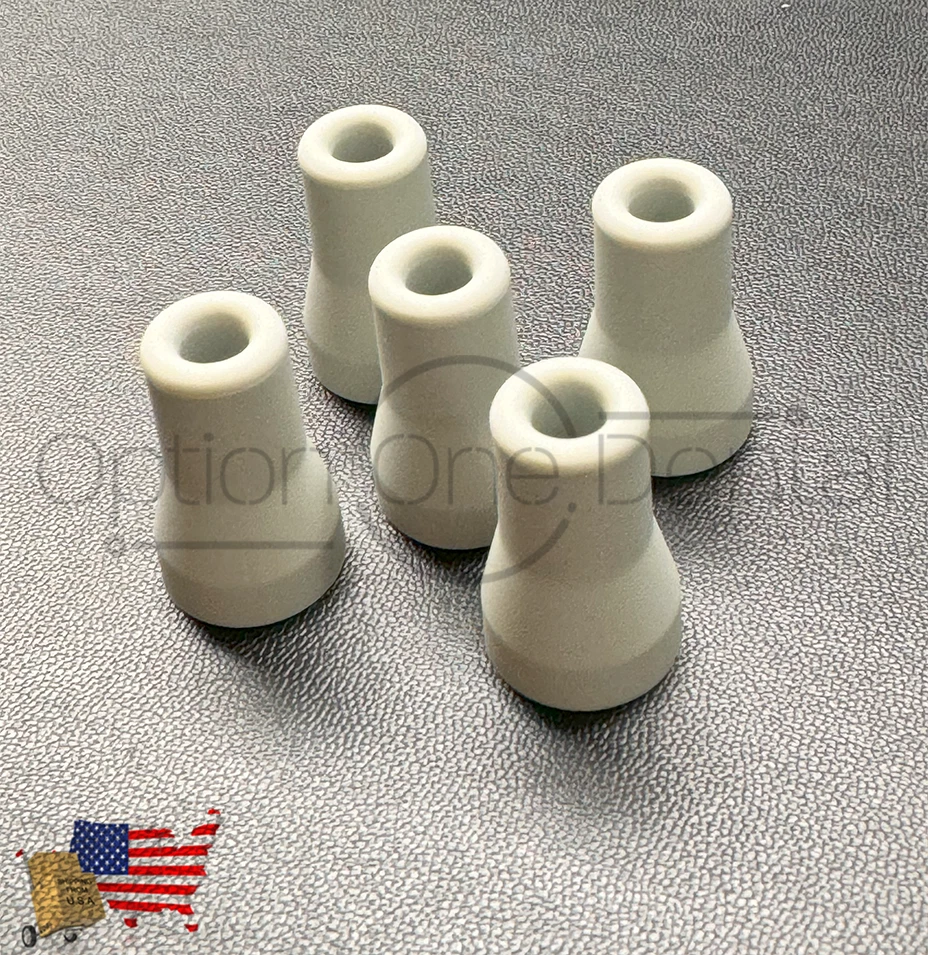 Saliva Ejector Tip Gray 5pk Vacuum Rubber Tips Push on Tip DCI 5757