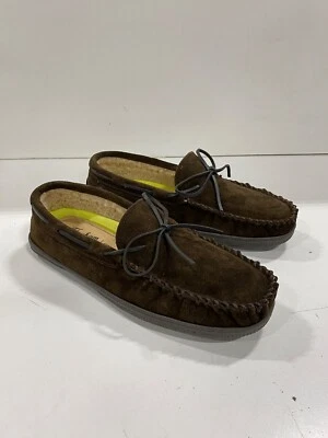 Florsheim 男式 Cozzy Moc Toe 领带拖鞋巧克力 — 第 1/4 张图片