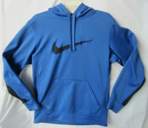 Chaqueta de sudor Nike con capucha Thermafit suéter azul con bolsillos con cordón talla S - Imagen 1 de 5