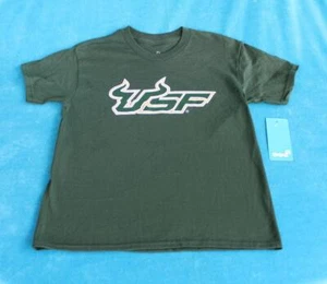 UNIVERSITY OF SOUTH FLORIDA BULLS ~ NWT ~ USF ~ T-Shirt Size YOUTH SMALL S - Picture 1 of 4