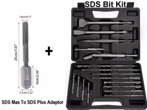 Kit adaptador de brocas de taladro de cincel para DEWALT SDS Max Rotary Hammer rotativo - Imagen 1 de 3