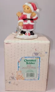 Cherished Teddies Figurine - Nicholas - You're at the Top of my List 141100 - Picture 1 of 8