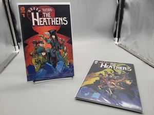 THE HEATHENS ISSUE 1 2 3 4 5 COMPLETE COMIC BOOK SET FIRST PRINT AFTERSHOCK NM - Picture 1 of 6