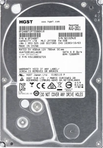 Hard Drive HGST Ultrastar A7K2000 1TB SATA III 7.2K 32MB HUA722010CLA630 3.5'' - Picture 1 of 3