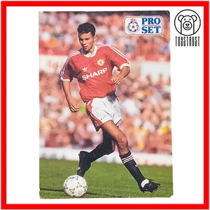 Ryan Giggs Pro Set Rookie Card Vintage RC Manchester United No 294 1991 1992 - Picture 1 of 6