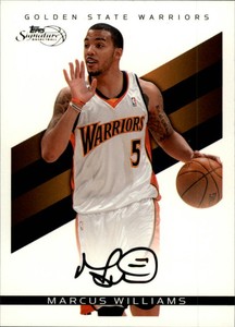 2008-09 Topps Signatures Basketball Facsimile Black #TS-MW Marcus Williams /289